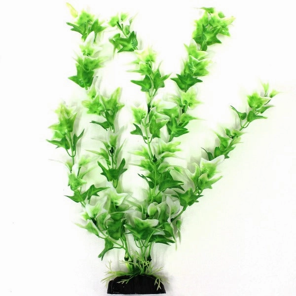 Fish Gear Green & White Ivy Plastic Aquarium Plant (12")