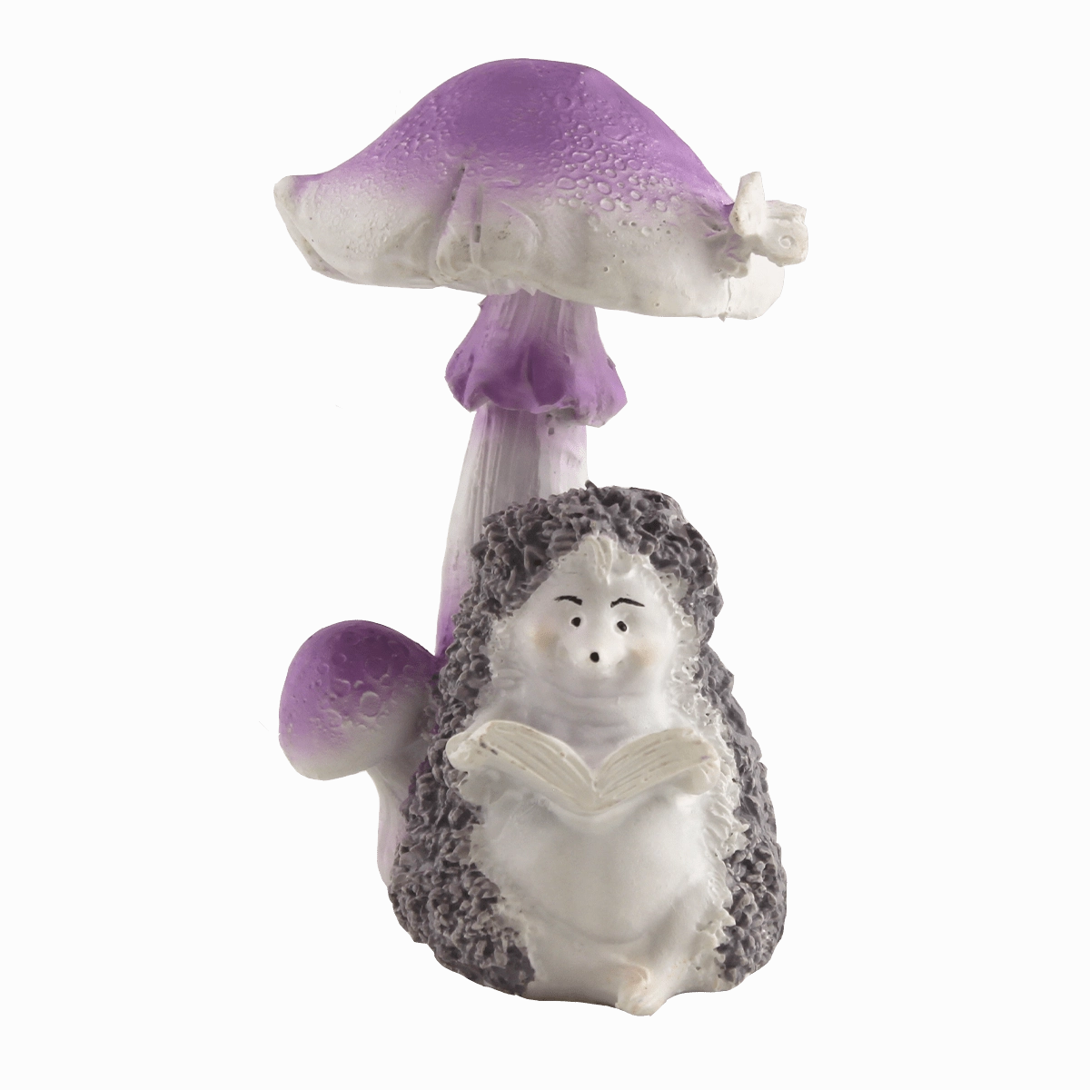 Fish Gear Hedgehog & Mushroom Aquarium Ornament