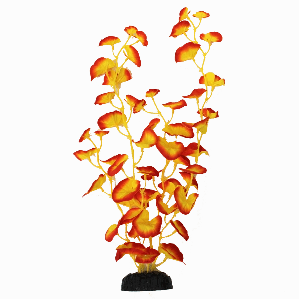 Fish Gear Orange Cardamine Silk Aquarium Plant (16")