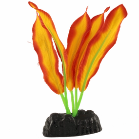 Fish Gear Orange Sword Silk Betta Plant (4")