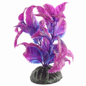 Fish Gear Pink & Purple Ivy Plastic Betta Plant (4")