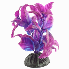 Fish Gear Pink & Purple Ivy Plastic Betta Plant (4")