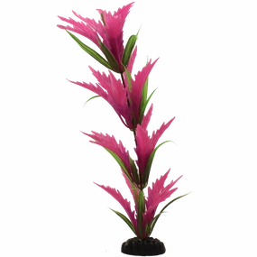 Fish Gear Pink Hygrophila Plastic Aquarium Plant (12")