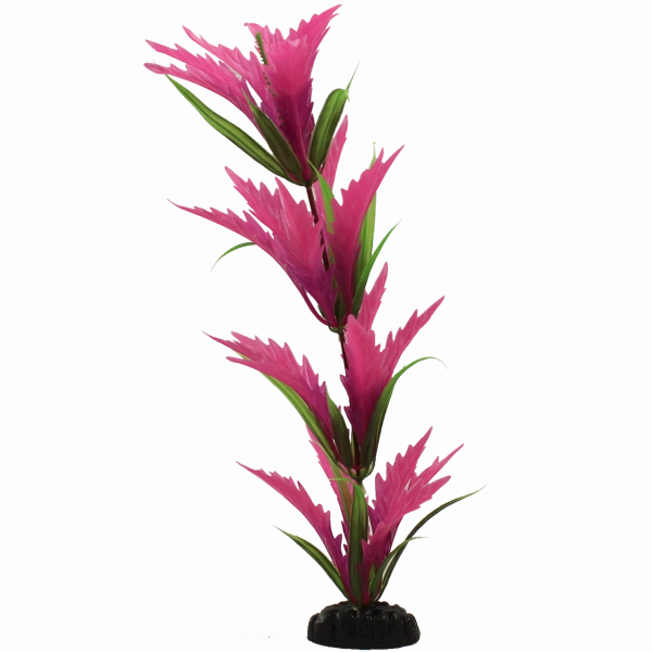 Fish Gear Pink Hygrophila Plastic Aquarium Plant (12")