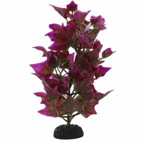 Fish Gear Purple & Green Ivy Plastic Aquarium Plant (8")