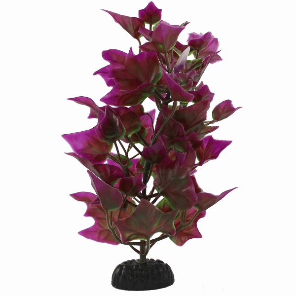 Fish Gear Purple & Green Ivy Plastic Aquarium Plant (8")