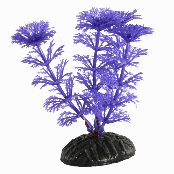 Fish Gear Purple Cabomba Plastic Betta Plant (4")