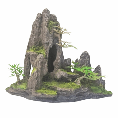 Fish Gear Rock Hill Aquarium Ornament