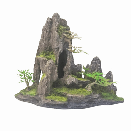 Fish Gear Rock Hill Aquarium Ornament