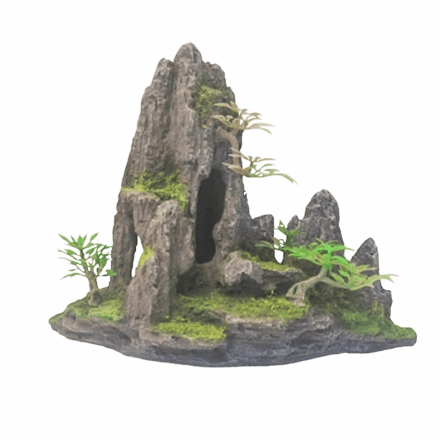 Fish Gear Rock Hill Aquarium Ornament