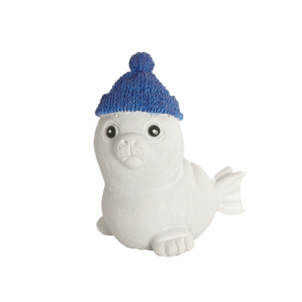 Fish Gear Seal With Hat Aquarium Ornament
