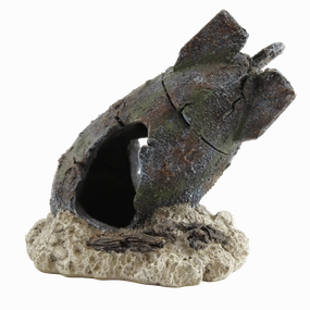 Fish Gear Sunken Bomb Aquarium Ornament