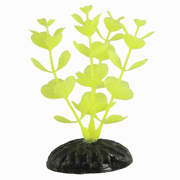 Fish Gear Yellow Cabomba Plastic Betta Plant (4")