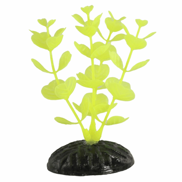 Fish Gear Yellow Cabomba Plastic Betta Plant (4")