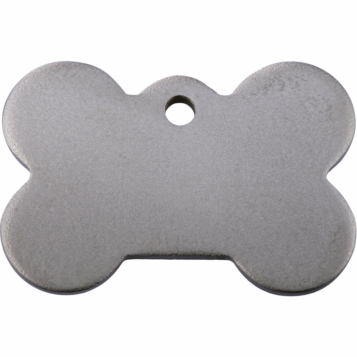Flat Titanium Bone Dog ID Tag