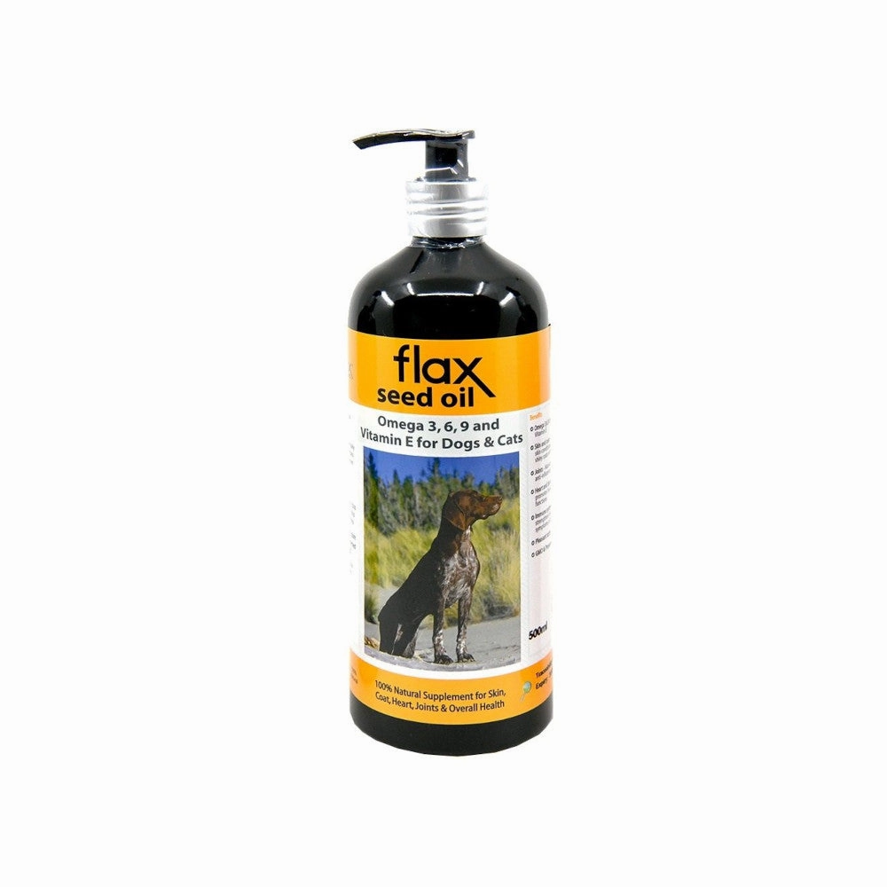 Flaxseed Oil Dog Food Supplement