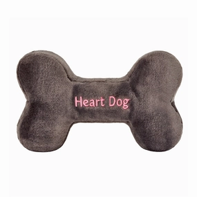 FLUFF & TUFF Heart Dog Bone Dog Toy