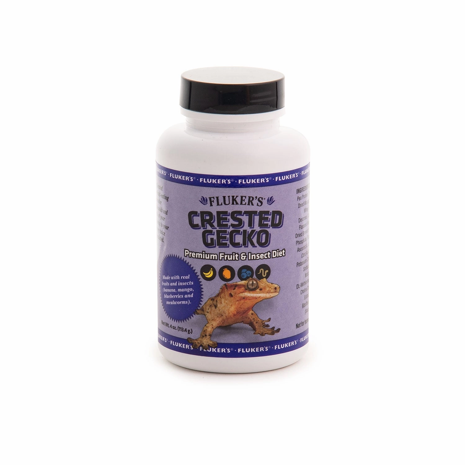 Fluker's Premium Crested Gecko Diet - Fruit and Insect Flavored Powder
