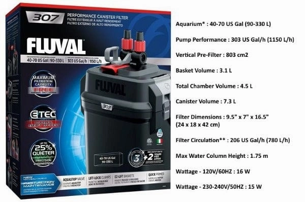 Fluval 07 Series External Canister Filter