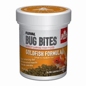 Fluval Bug Bites Slow Sinking Granules Goldfish Formula, 45g