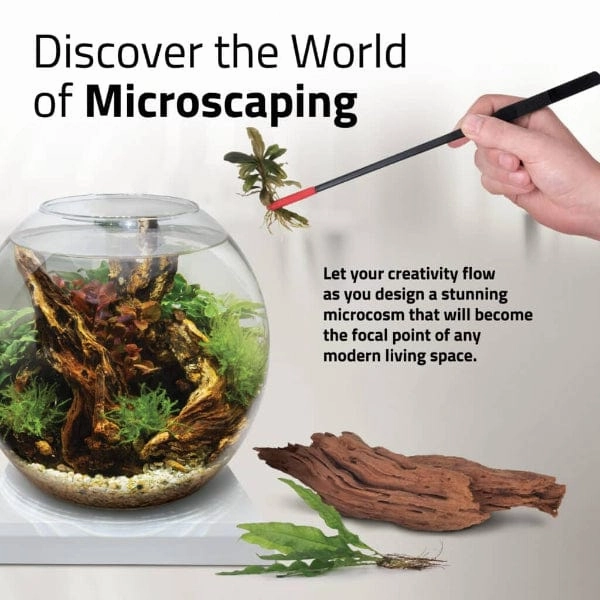Fluval Liv Microscaping Aquarium Kit, 1.6 US Gal / 6 L, White