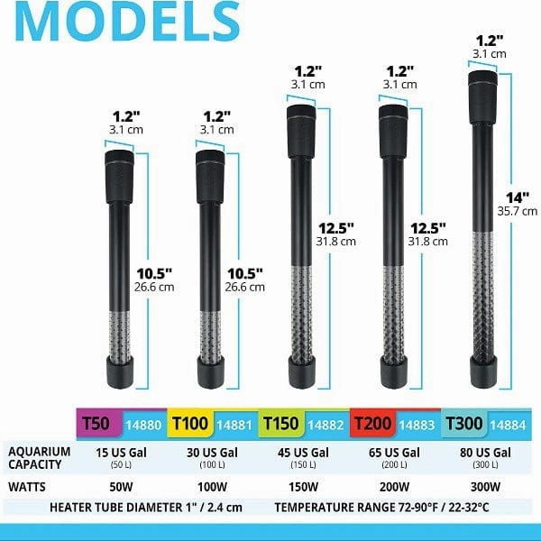 Fluval T Series Heaters