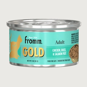 FROMM Gold Adult Chicken, Duck & Salmon Pt Food for Cats