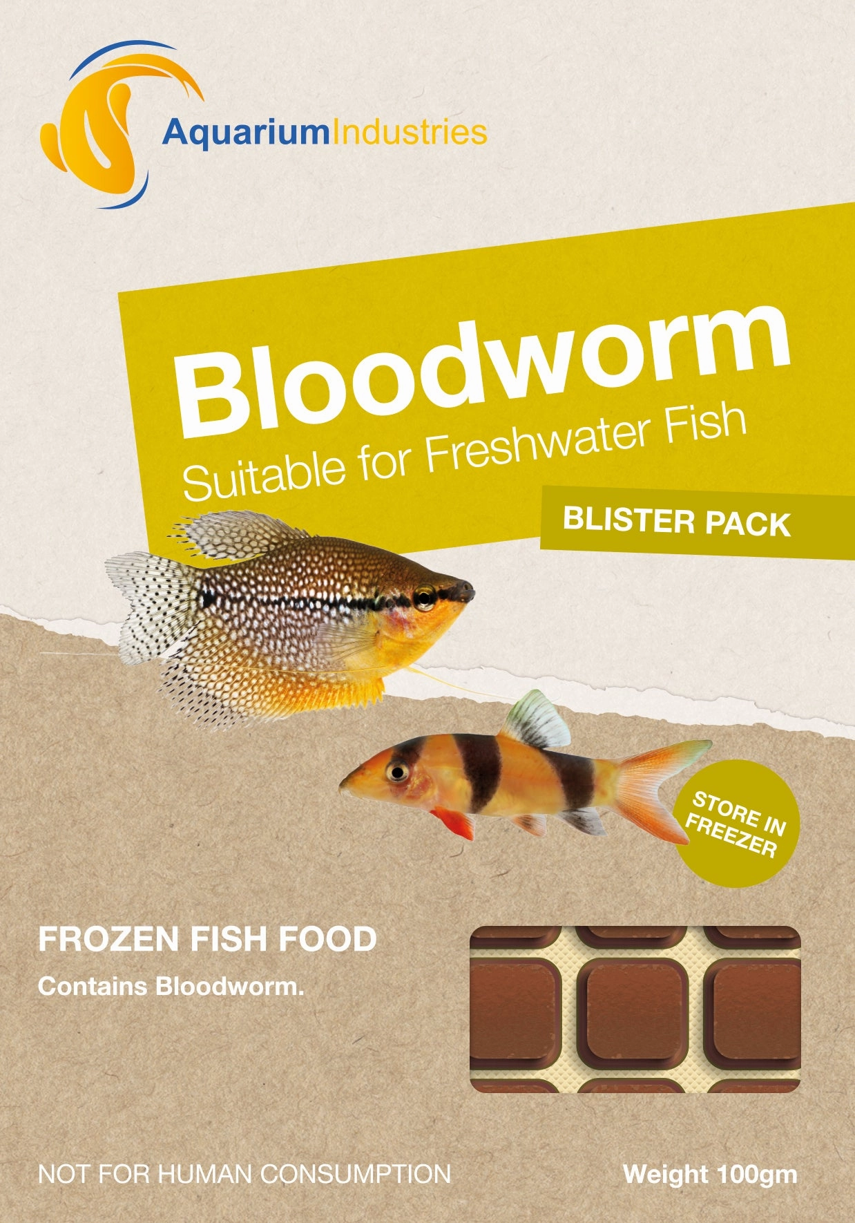 Frozen Bloodworm (100g)