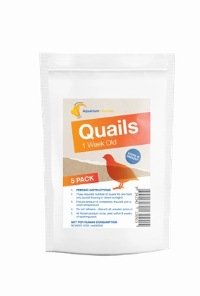 Frozen Quail 1 Week (5pk)
