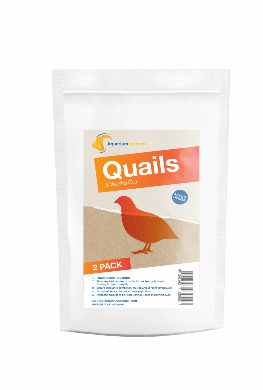 Frozen Quail 5 Week (2pk)