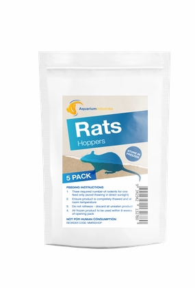 Frozen Rat Hoppers (5pk)