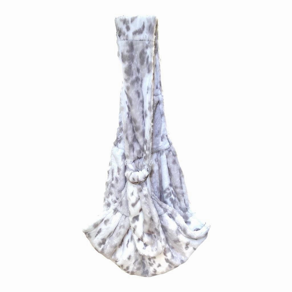 Fur Baby Adjustable Sling Dog Carrier Grey Linx