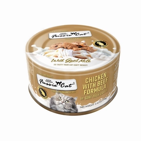 FUSSIE CAT Chicken with Beef Formula in Goat Milk Gravy for Cats