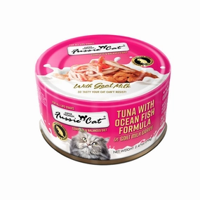 FUSSIE CAT Tuna with Ocean Fish Formula in Goat Milk Gravy for Cats