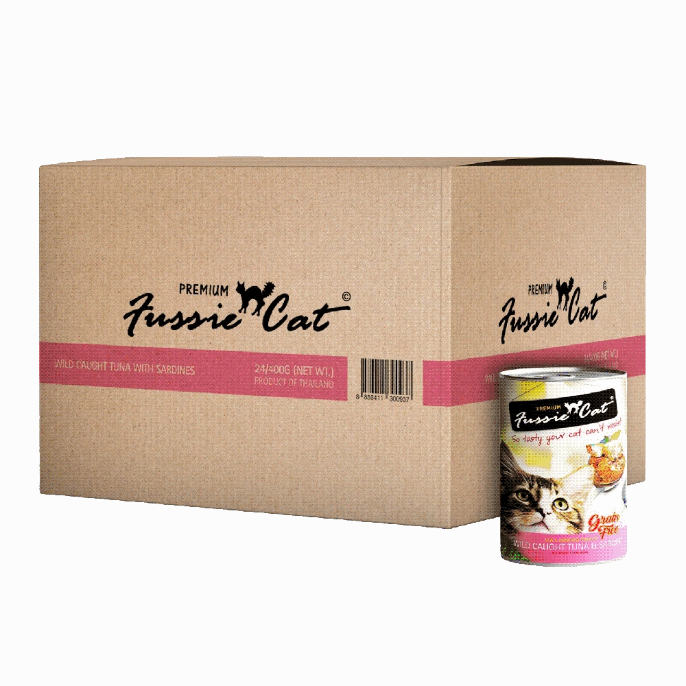 Fussie Cat Wild Caught Tuna & Sardine 400g