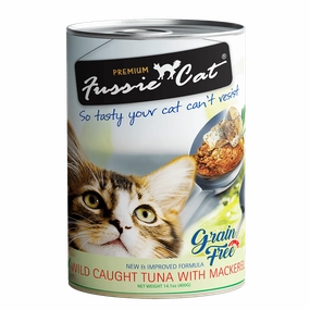 Fussie Cat Wild Caught Tuna with Mackerel 400g