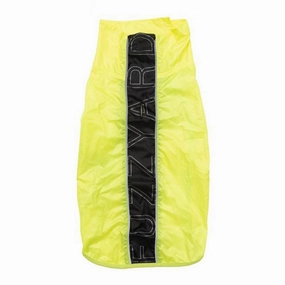 Fuzzyard Dog Osaka Raincoat Fluro Yellow Size 7