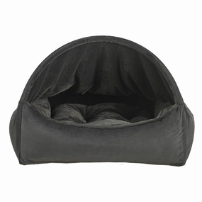 Galaxy Dream Fur Canopy Dog Bed
