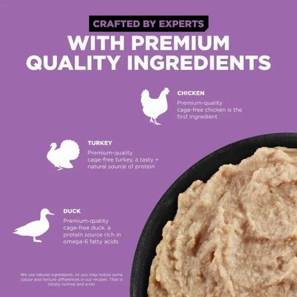Go! Solutions Carnivore Grain Free Chicken, Turkey & Duck Pate Wet Cat Food