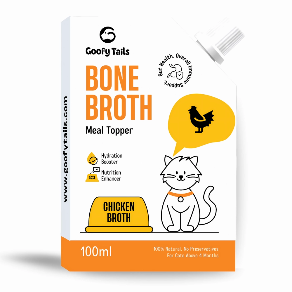 Goofy Tails Chicken Bone Broth for Cats