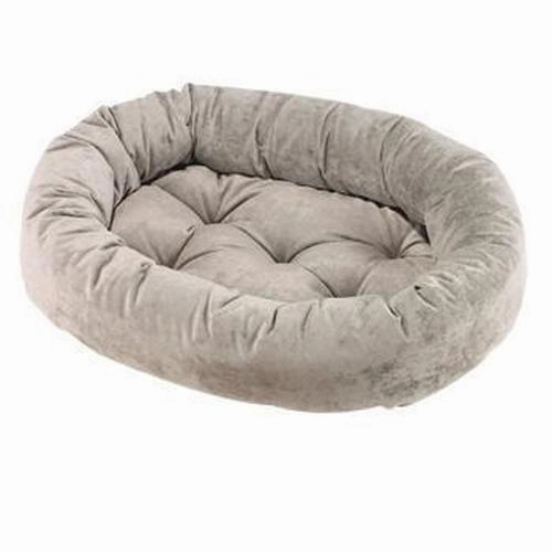Granite Microvelvet Donut Dog Bed