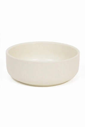 Great and Small Cream Stoneware Bowl