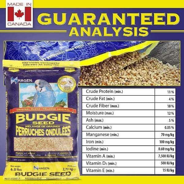Hagen Budgie Staple VME Seed
