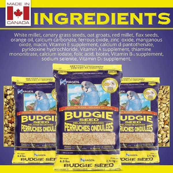 Hagen Budgie Staple VME Seed