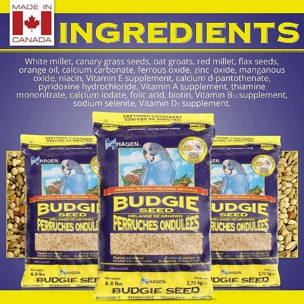 Hagen Budgie Staple VME Seed
