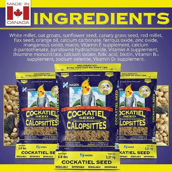 Hagen Cockatiel Staple VME Seed