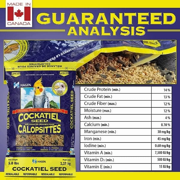 Hagen Cockatiel Staple VME Seed