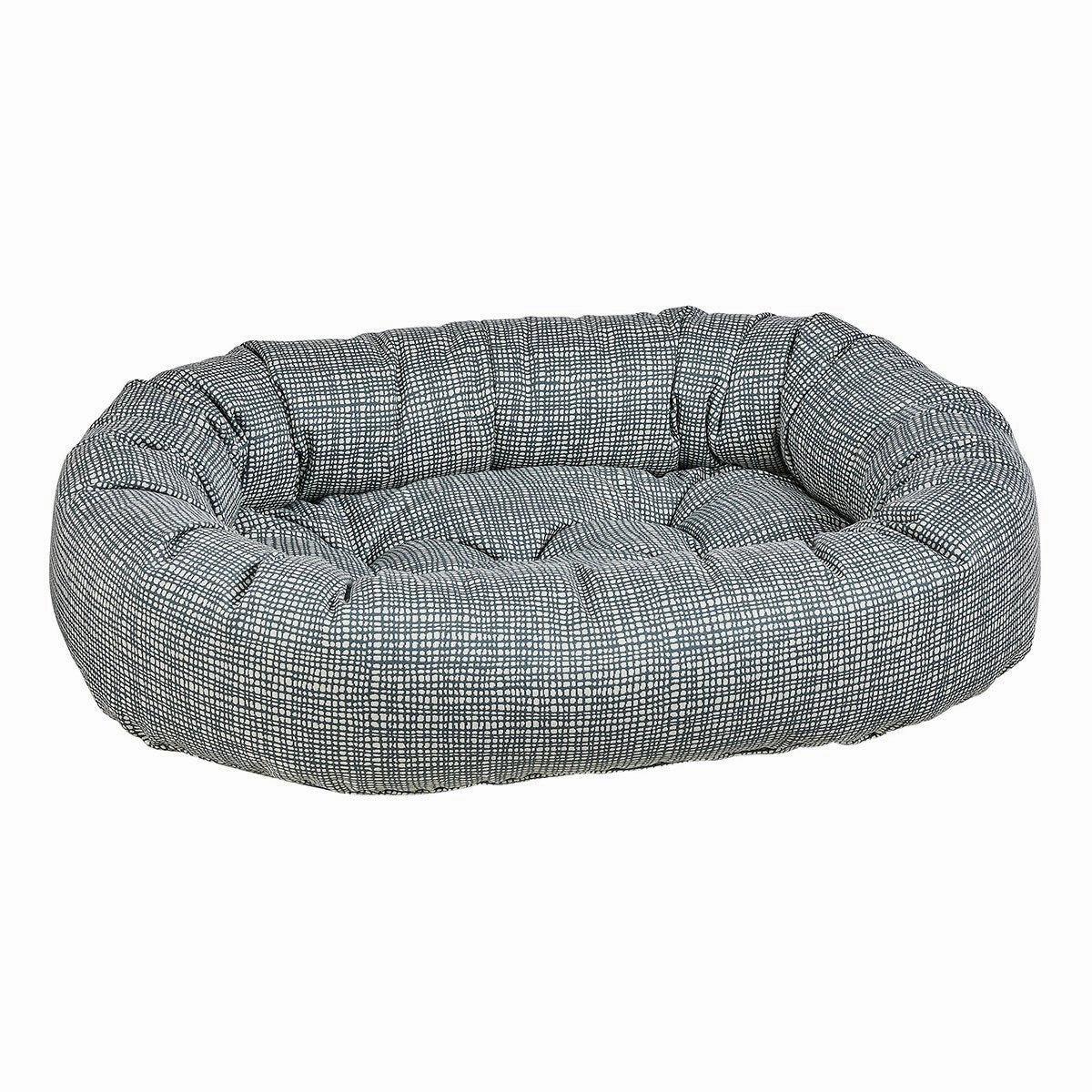 Hampton Micro Jacquard Donut Dog Bed