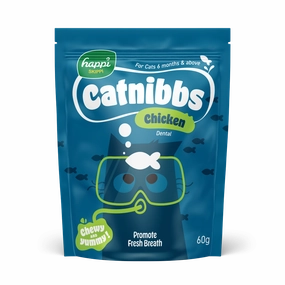 Happi Skippi Cat Treats Catnibbs Chicken Dental 60g