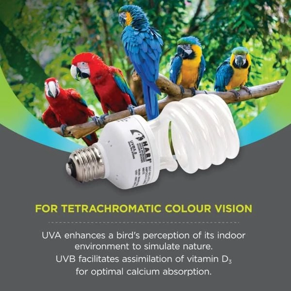 Hari Avian Light Bulb 26W/UVB 5.0/UVA 25